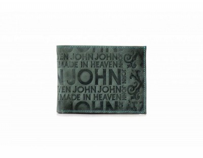 CARTEIRA JOHN JOHN CARIMBADA - VERDE