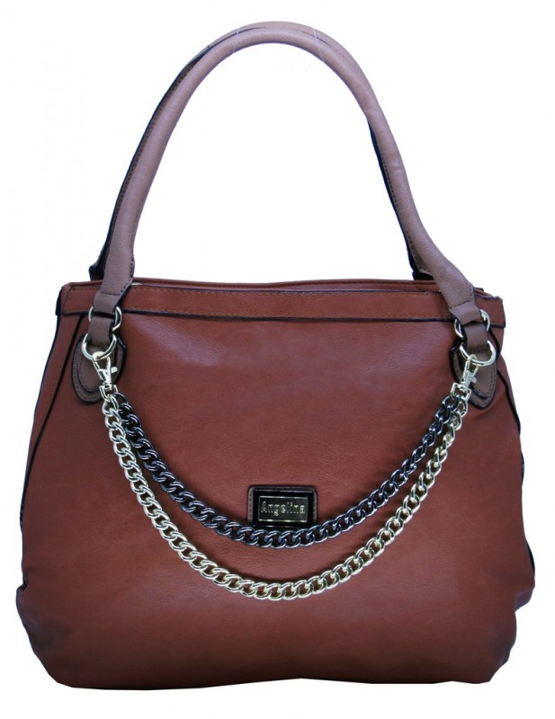 Bolsa Premium com Correntes BEGE