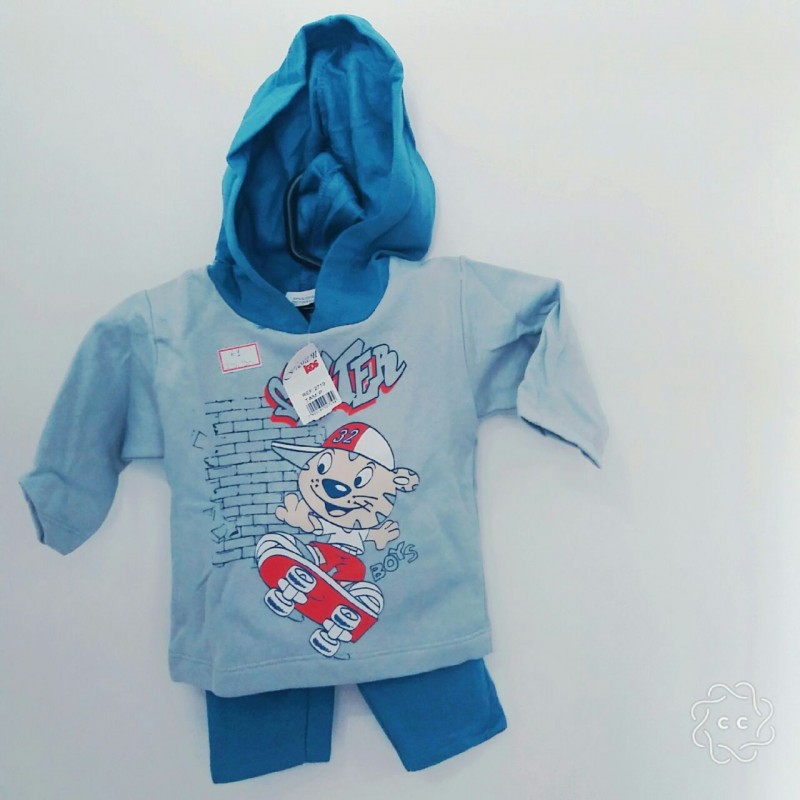 Conjunto Moletom Capuz masc