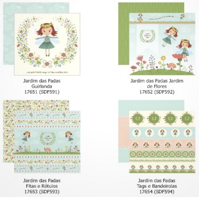 Coleção Jardim das Fadas - Toke e Crie
