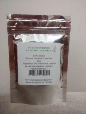 PÓ CONCENTRADO DE MORINGA OLEIFERA