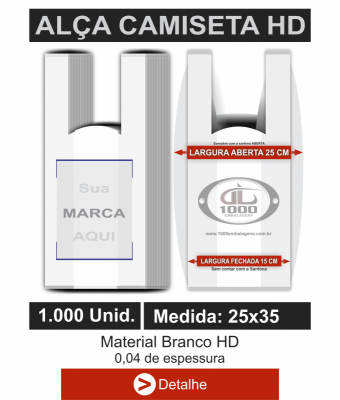 AC 25x35x0,04 HD 1000 Unid.