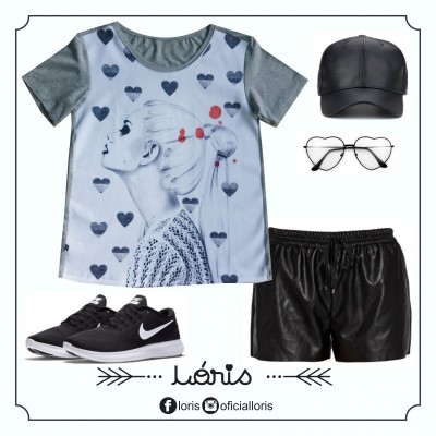 T-shirt Perfil Cinza