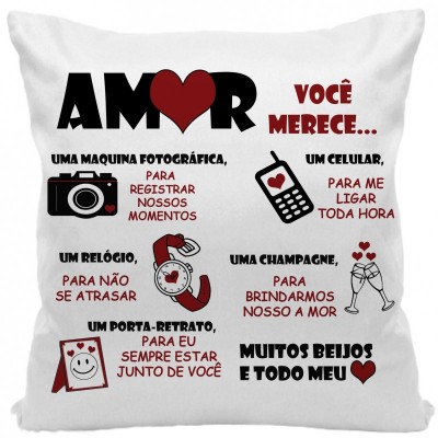 ALMOFADA PERSONALIZADA 30X30CM