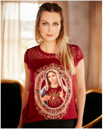 BLUSA IMACULADO CORAÇÃO DE MARIA PR1809