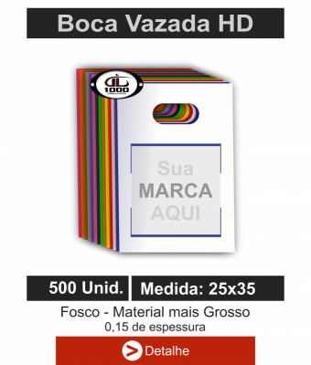 BV 25X35x0,15 HD 500 unid.