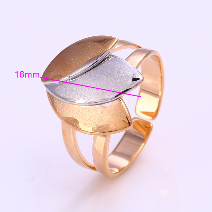 ANEL FOLHEADO OURO 18K -12194