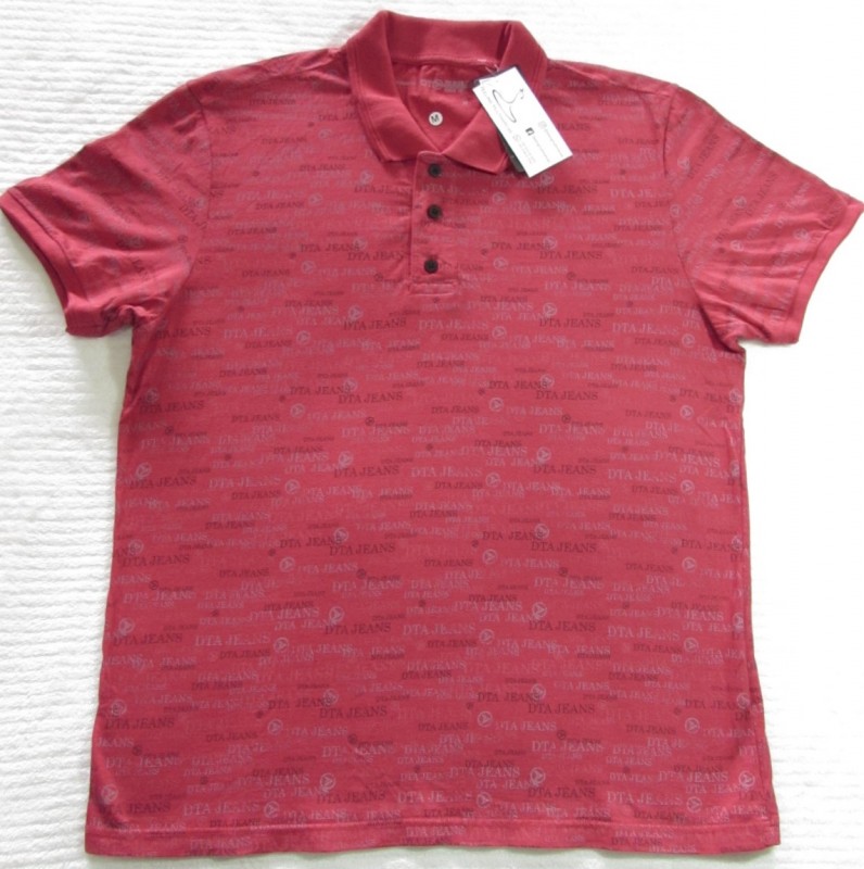 Camisa Disritmia Polo Gola Vermelha