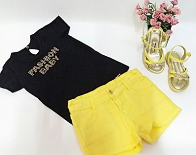 SHORTS JEANS AMARELO COD 64750