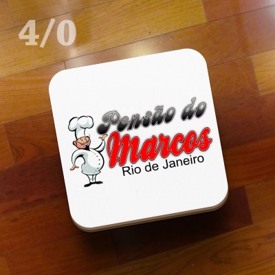 1000 Porta-Copos 09x09 Quadrado, Supremo 300gr