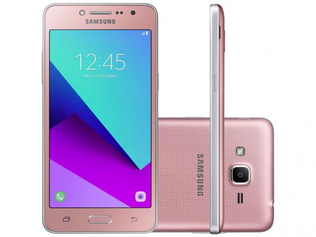 Smartphone Samsung Galaxy J2 Prime TV 16GB Rosa - Dual Chip 4G Câm. 8MP + Selfie 5MP Tela 5” Quad HD