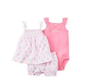 Conjunto 3 peças Carters tamanho 12 meses