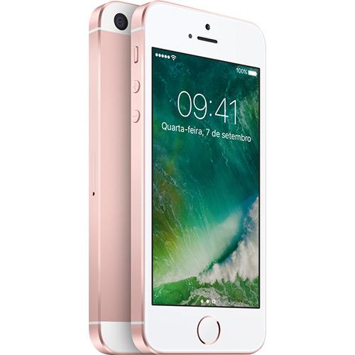 iPhone SE 16GB Rosa Tela 4" IOS 9 4G Câmera 12MP - Apple