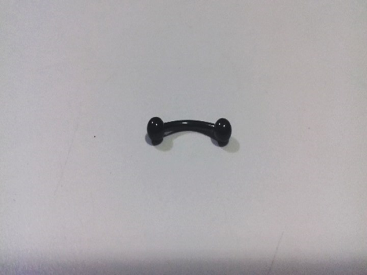 Piercing Microbell Curvo Aço Cirúrgico Anodizado (Unidade) [30% OFF!]