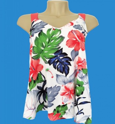 Blusa de Alça Estampa Florida