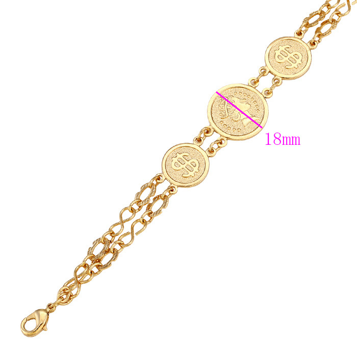Pulseira folheada ouro-73306