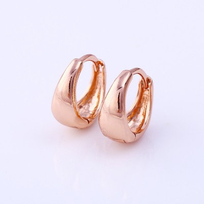 Argola folheada ouro-rose -27423