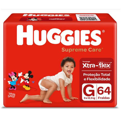 Fralda Huggies Supreme Care G