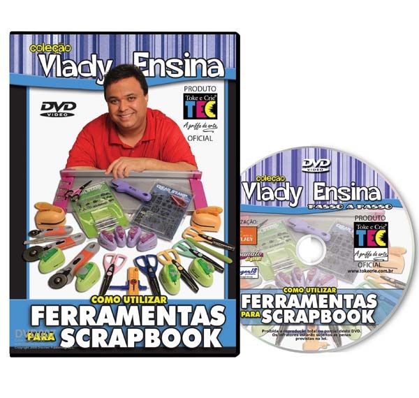 Coleção Vlady Ensina, Como utilizar ferramentas para Scrapbook - Toke & Crie