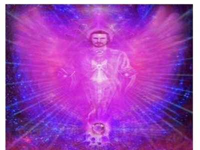 Quadro em Alta  Definição 7 Raio Chama Violeta Mestre Saint german