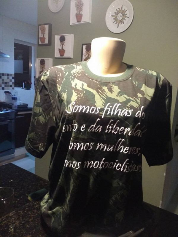 Camiseta Manga Curta Camuflada Tam P