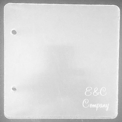 Mini Álbum Acrílico, Quadrado Simples - E&C Company