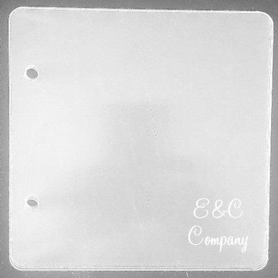 Mini Álbum Acrílico, Quadrado Simples - E&C Company