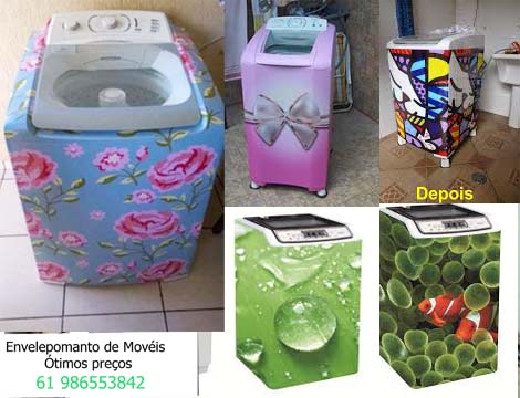 envelopamento maquina de lavar estampada