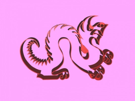 Cortador biscoitos dragão