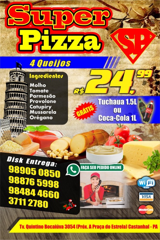 Pizza de 4queijos