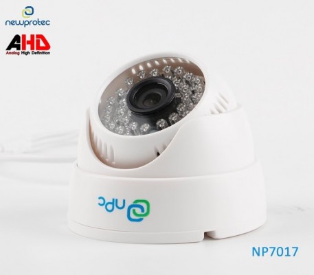 CÂMERA DOME COLOR HD 720P INFRA 25M NEWPROTEC JORTAN