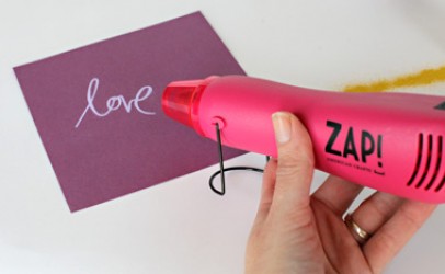Pink Embossing Heat Gun Craft Tool with Stand - American Crafts Zap! 2 