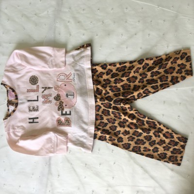 Conjunto Menina - Tam 9 a 12M