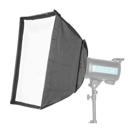 Softbox 60x60cm para Flash Tocha com Instalação Rápida
