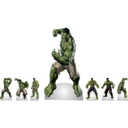 Kit Display de Chão e Mesa - HULK -7 Peças (Aluguel)