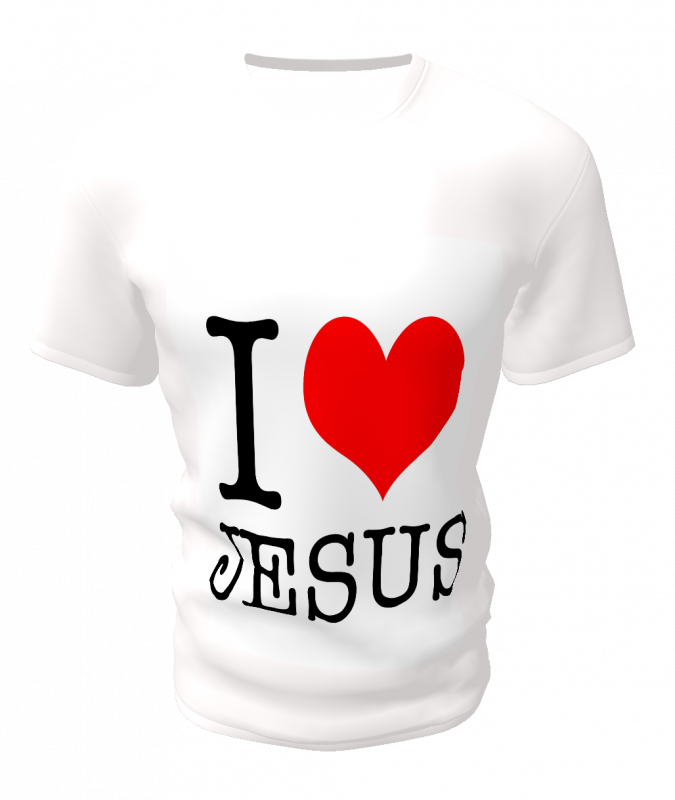 Camiseta Eu Amo Jesus