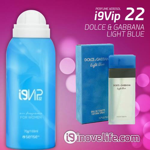 Perfume Light Blue (Dolce & Gabanna) Aerossol i9Vip 22