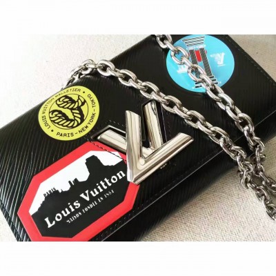 LV Wallet Bag Twist 22cm Alça Removível