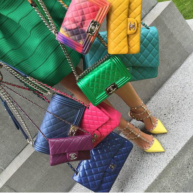 Chanel Colorful 25cm!! Escolha sua cor!!