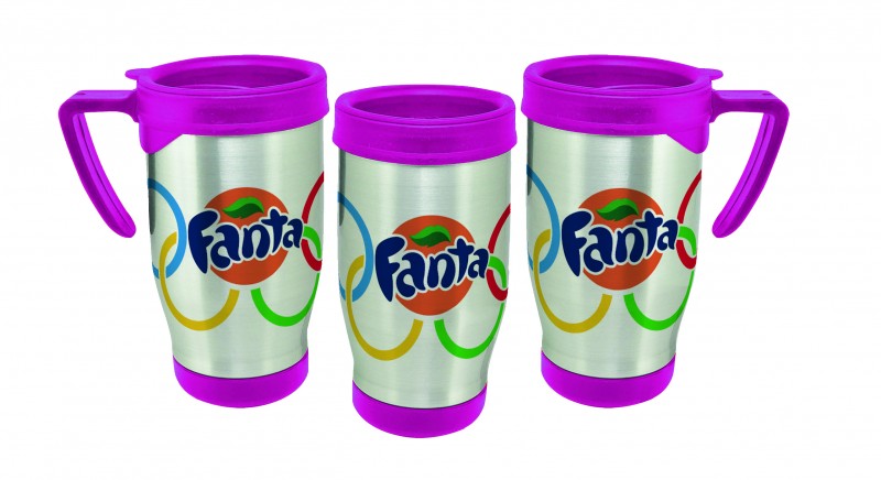 Caneca de alumínio térmica