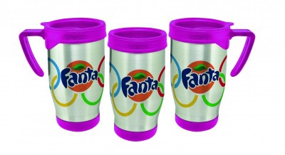 Caneca de alumínio térmica