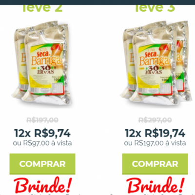 CHÁ SECA  BARRIGA