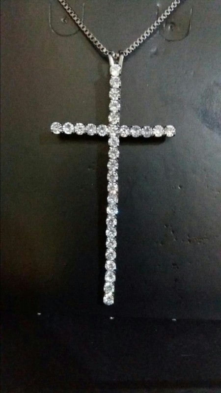 Crucifixo no Ródio Negro