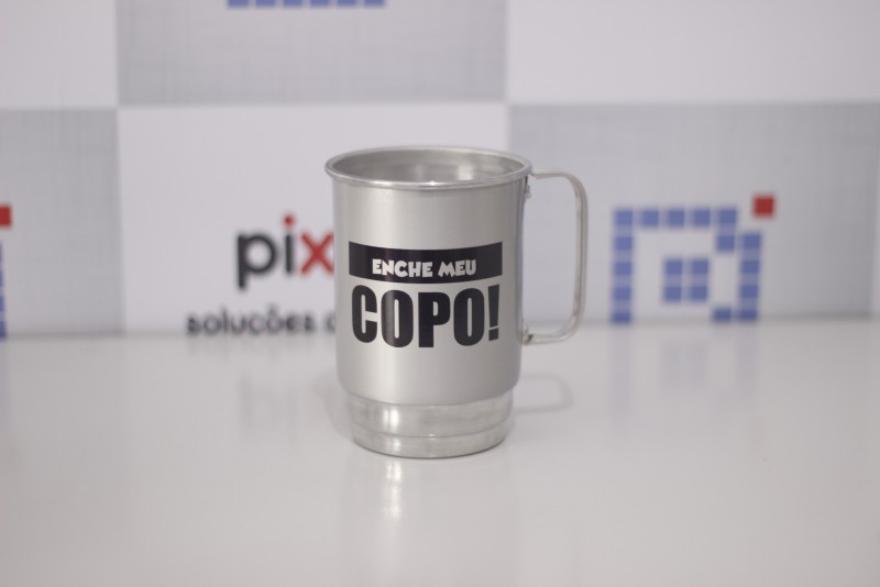 Caneca de Chopp de Alumínio 500ml