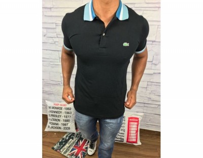 POLO LACOSTE - PRETA