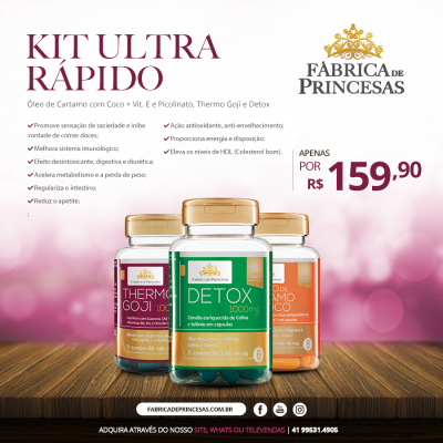 KIT ULTRA RÁPIDO - EMAGRECIMENTO