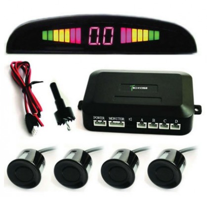 Sensor de estacionamento 4 pontos Display LED