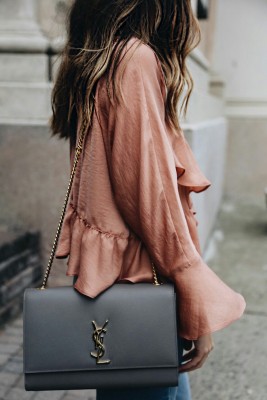 YSL Classic 24cm Vinho