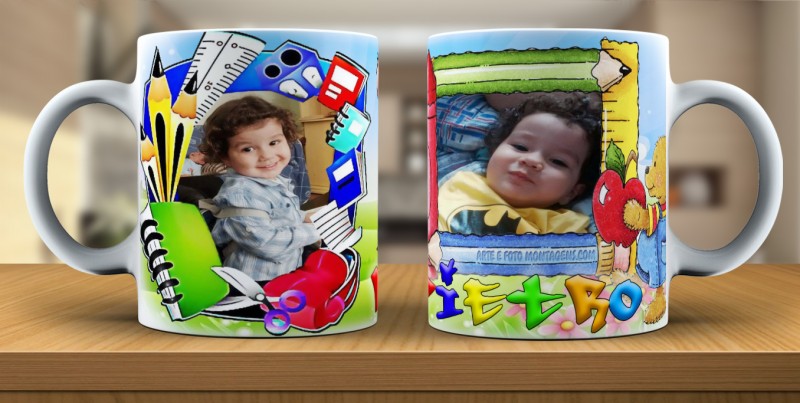 Caneca de polímero ( plástico)