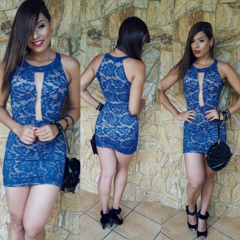 Vestido em renda